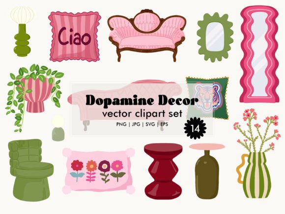 Dopamine Retro Home Decor SVG Graphics Review