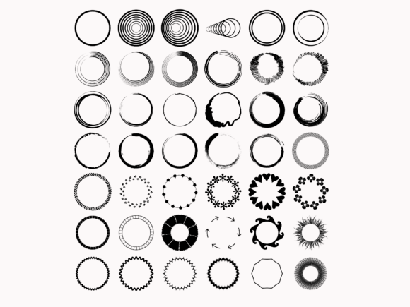 Hand Drawn Circle Frames: A Designer Review