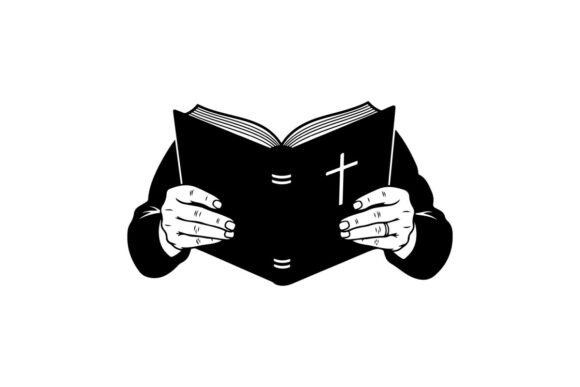 Hands Holding Bible Graphics & Illustrations Review