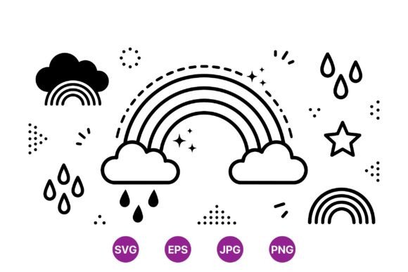Minimalist Rainy Day Clipart: Graphics & Illustrations Review