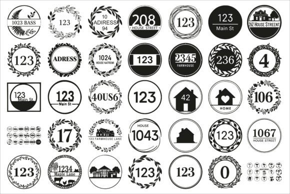 Modern Round House Address Sign Design Review