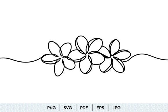 Plumeria Flower Line Art SVG: A Designer Review