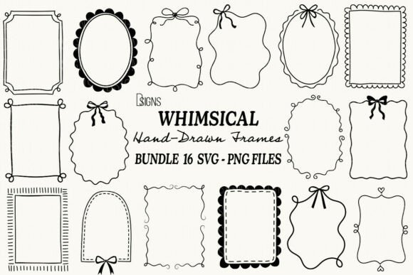 Whimsical Hand-Drawn Frames SVG Bundle Review