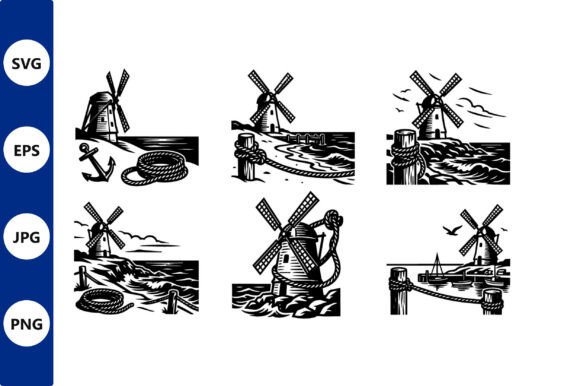 Windmill Coastal Rope Anchor Scene Graphics Review